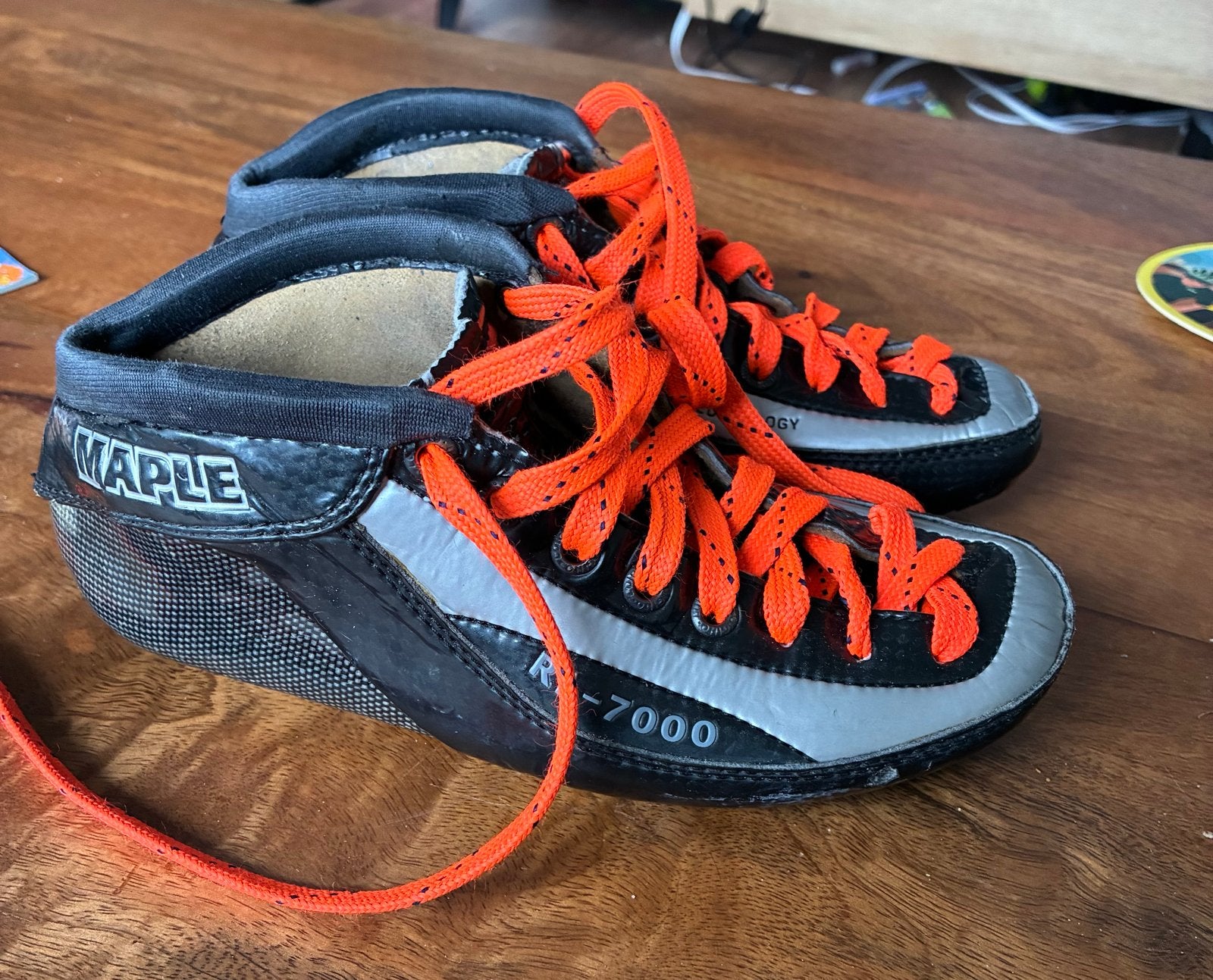 Maple RL-7000 schaatsschoenen maat 35, Klapschaats, Gebruikt, Ophalen of Verzenden, Maple