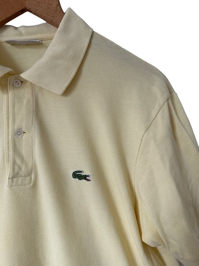 Lacoste polo S, Geel, Ophalen of Verzenden, Zo goed als nieuw