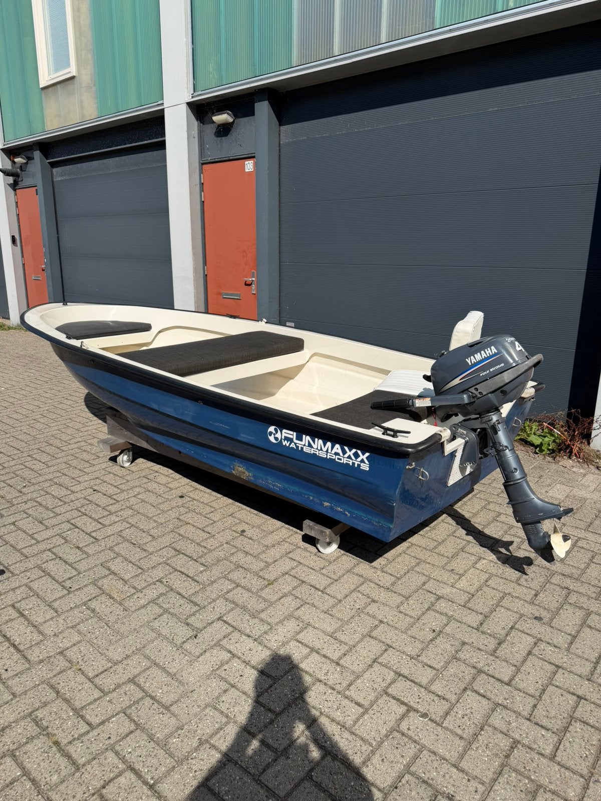 Verano 410 sloep - Yamaha 4pk - Dekzeil, Gebruikt, 4 m, Tot 10 pk, 4 pk