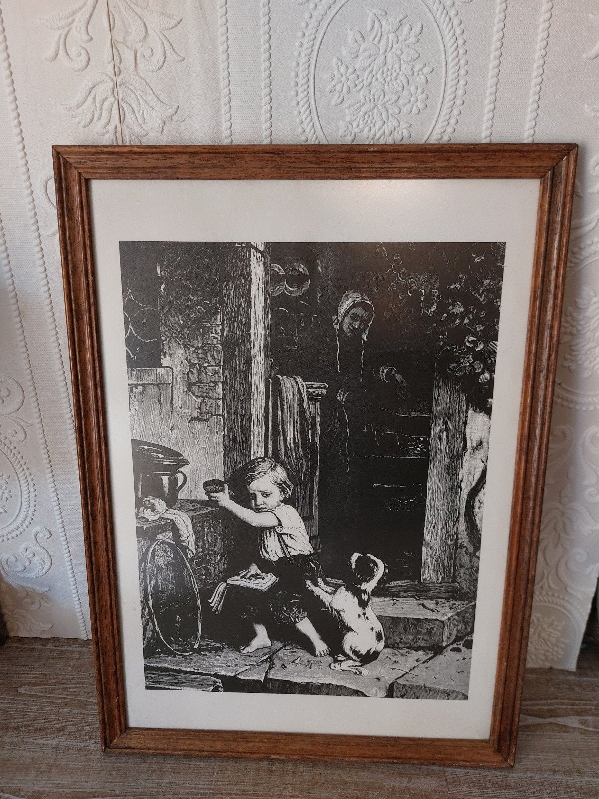 Vintage schilderij, Ophalen of Verzenden
