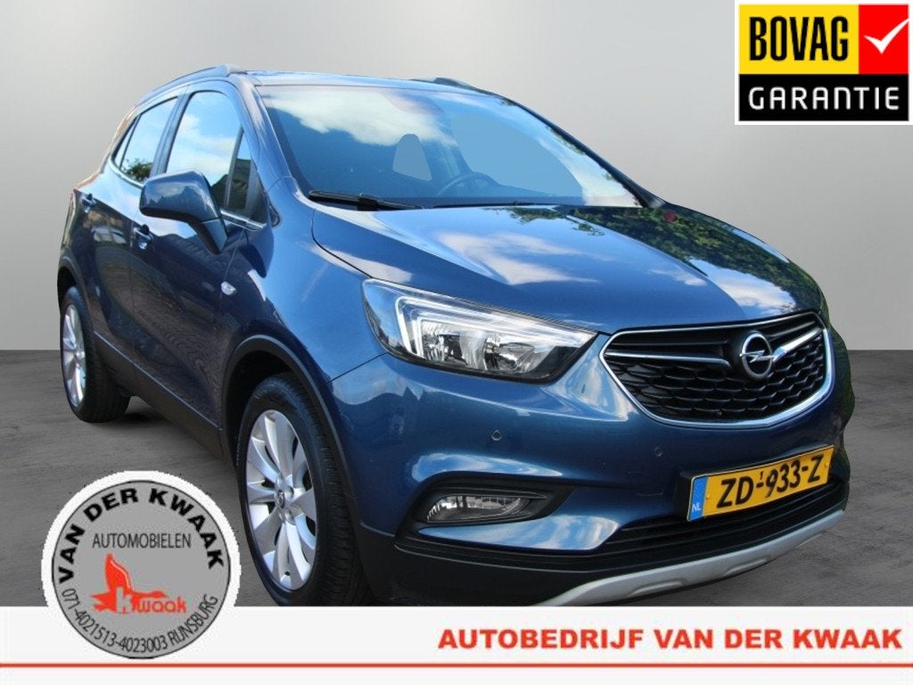 Opel Mokka X 1.6 Selection, Auto's, 12 maanden, 15 km/l, Gebruikt, Blauw