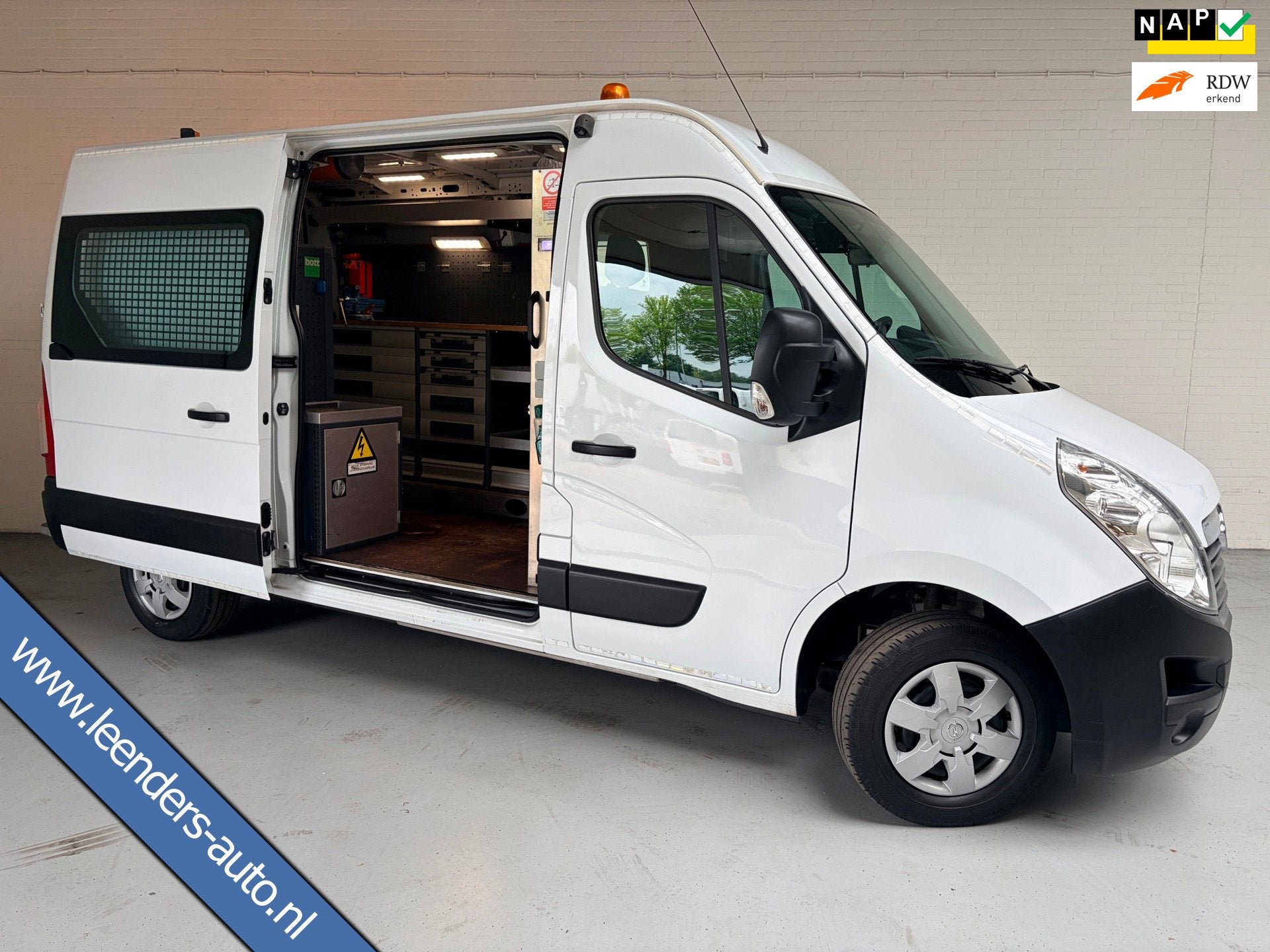 Opel Movano Servicewagen Automaat 2.3 CDTI BiTurbo 170pk L2H, Stof, Gebruikt, 4 cilinders, Met garantie (alle)