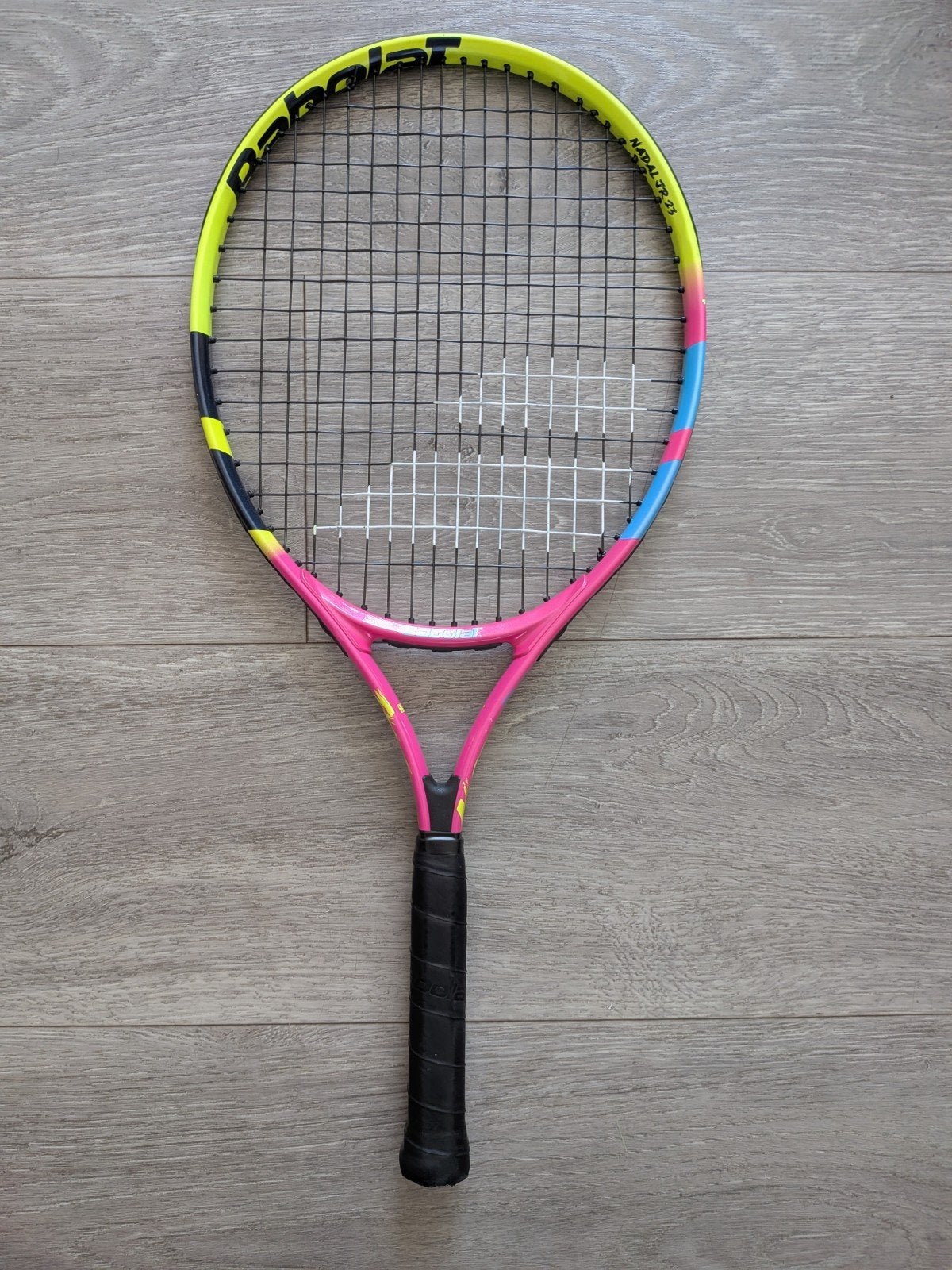 Kinder tennis racket babolat 23 inch, Sport en Fitness, Tennis, Ophalen, Gebruikt, L0, Racket