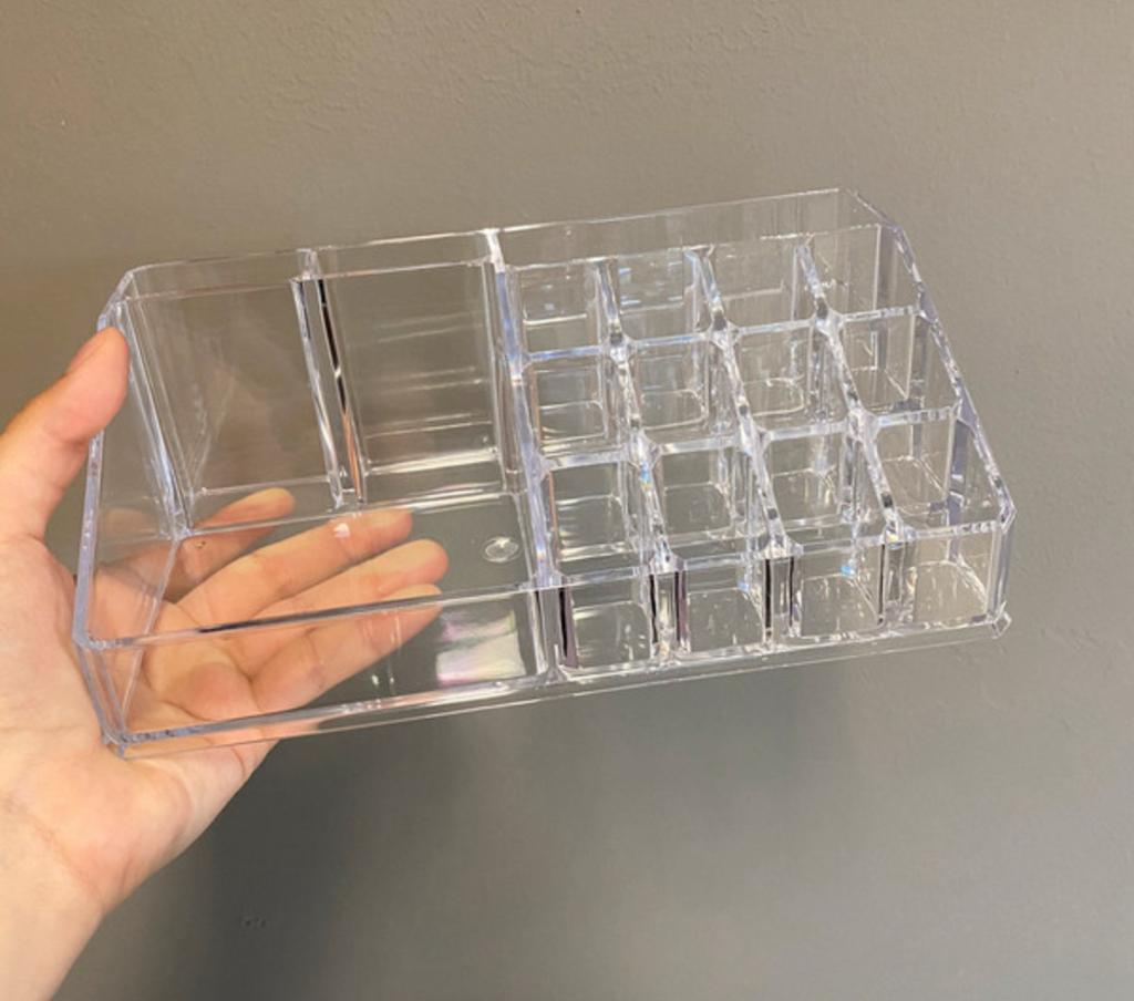 Transparante Make-up Organizer met Meerdere Vakken, Sieraden, Tassen en Uiterlijk, Beautycases, Nieuw, Hardcase, Overige kleuren