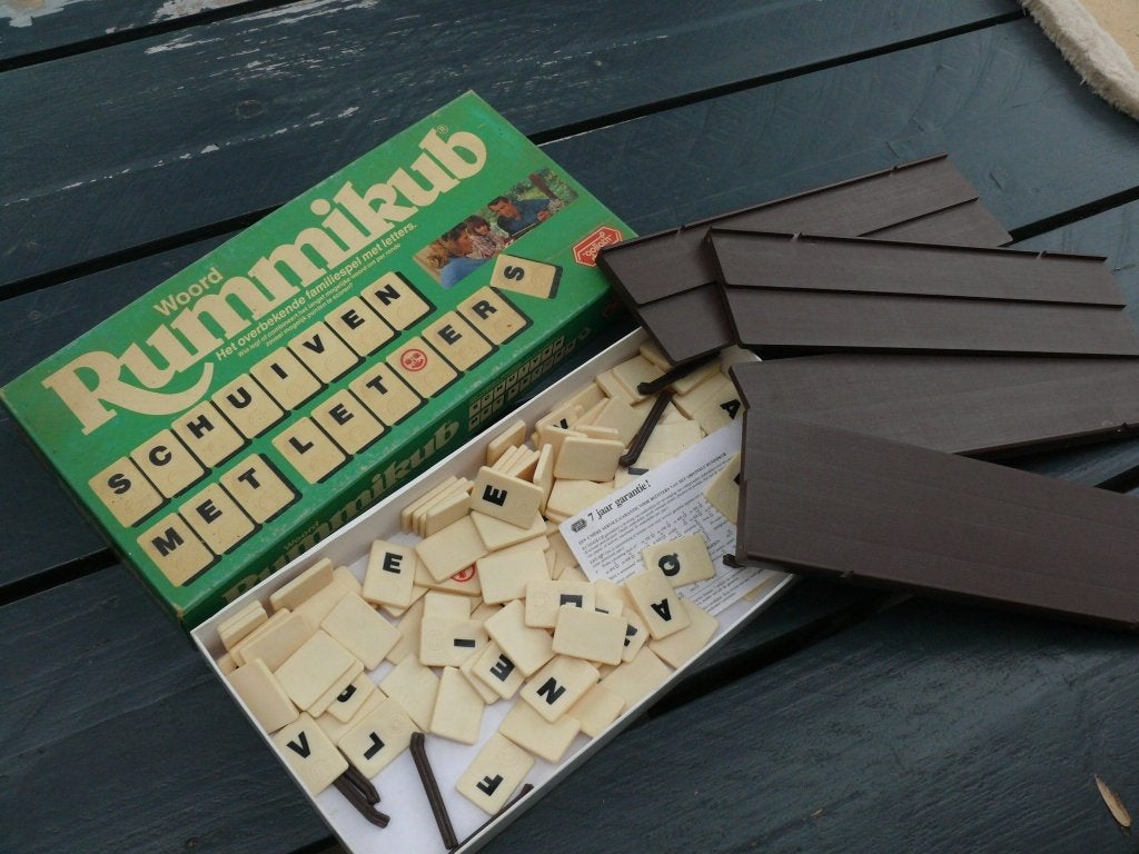 Woord Rummikub, Hobby en Vrije tijd, Gezelschapsspellen | Bordspellen, Ophalen of Verzenden, Gebruikt