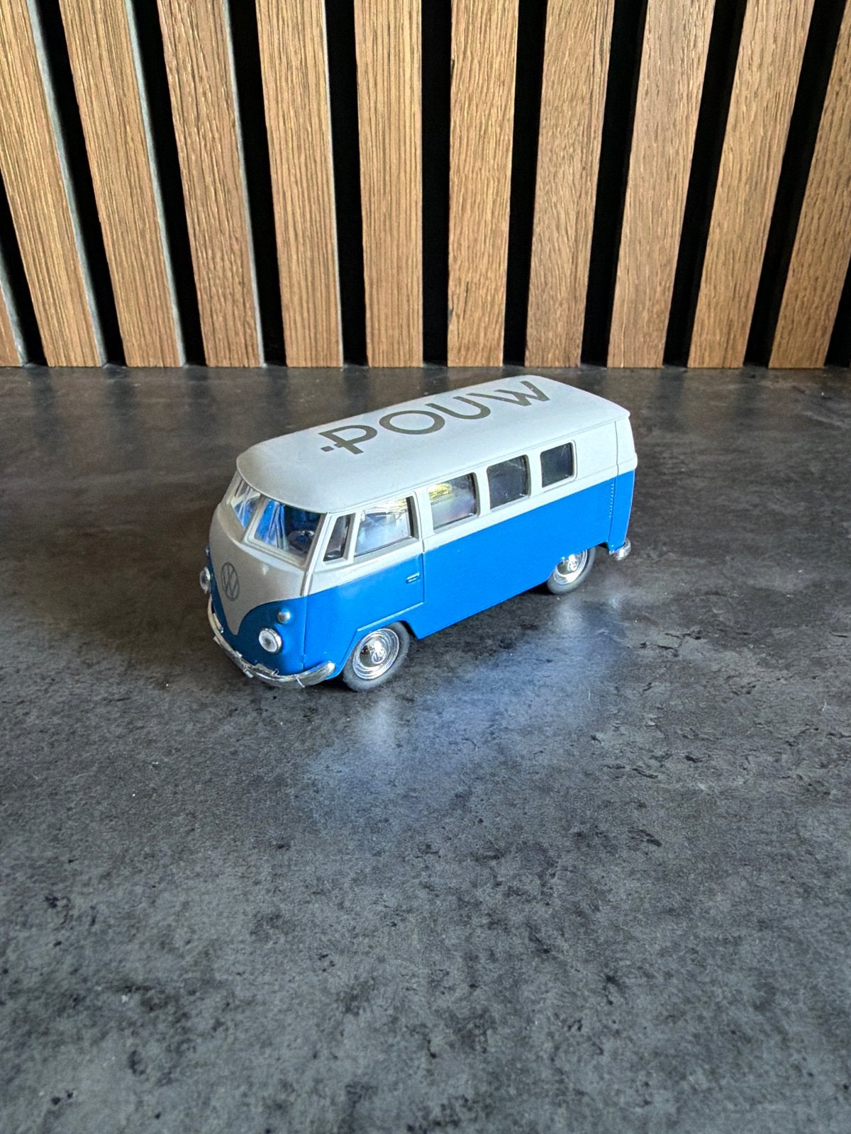 Volkswagen T1 Bus modelauto - Blauw/Wit - Nieuw, Overige merken, 1:32 tot 1:50, Overige typen, Ophalen of Verzenden