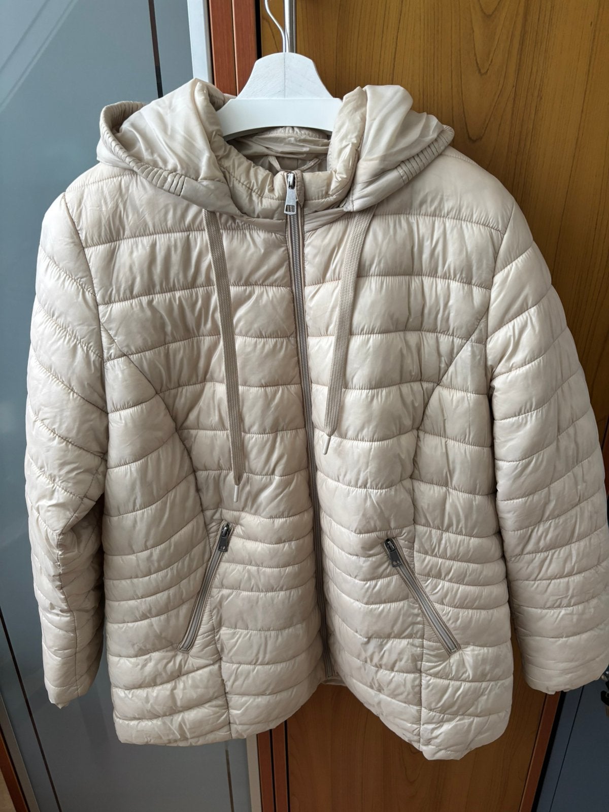Jassen, Ophalen of Verzenden, Gedragen, Maat 46/48 (XL) of groter, Beige