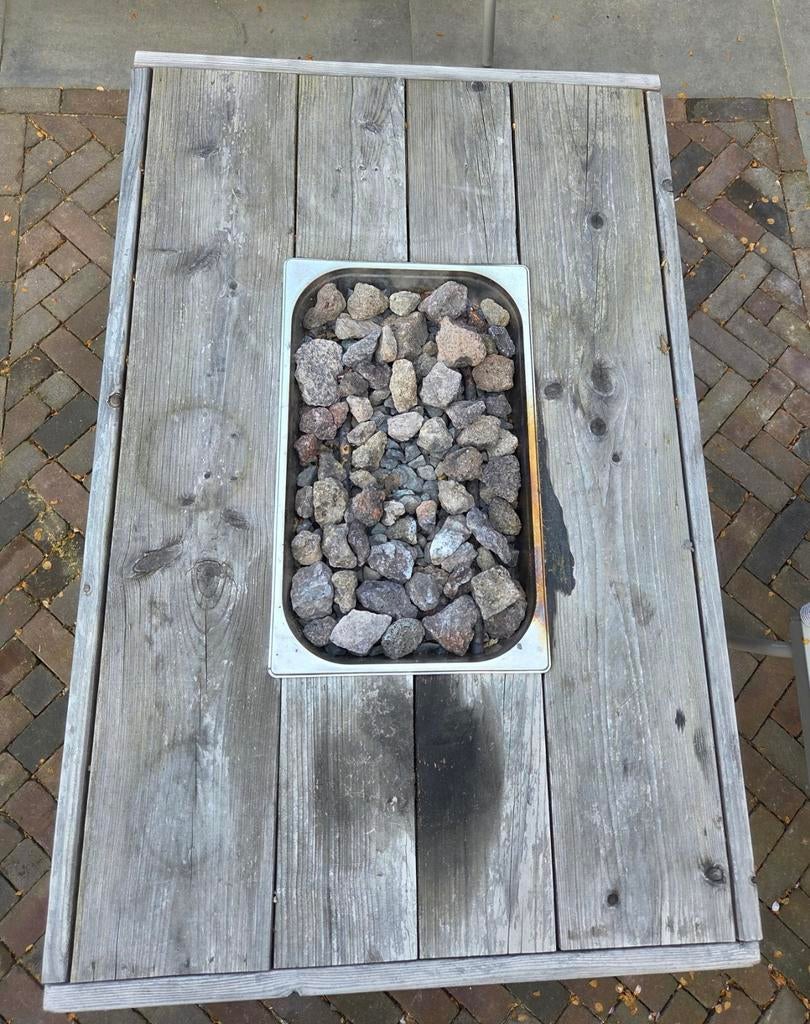 Vuurhaard tafel, Ophalen of Verzenden, Gebruikt