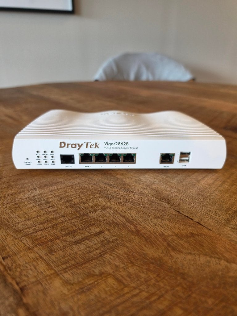 Draytek Vigor 2862B, Computers en Software, Ophalen of Verzenden, Gebruikt, Router met modem, DrayTek
