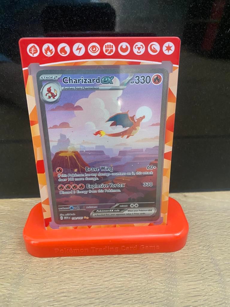 Charizard Ex 199/165 - mew 151, Ophalen of Verzenden, Nieuw