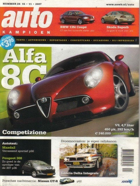 Autokampioen 24 2007 : Lancia Delta HF Integrale - Cadillac, Boeken, Ophalen of Verzenden, Gelezen, Algemeen