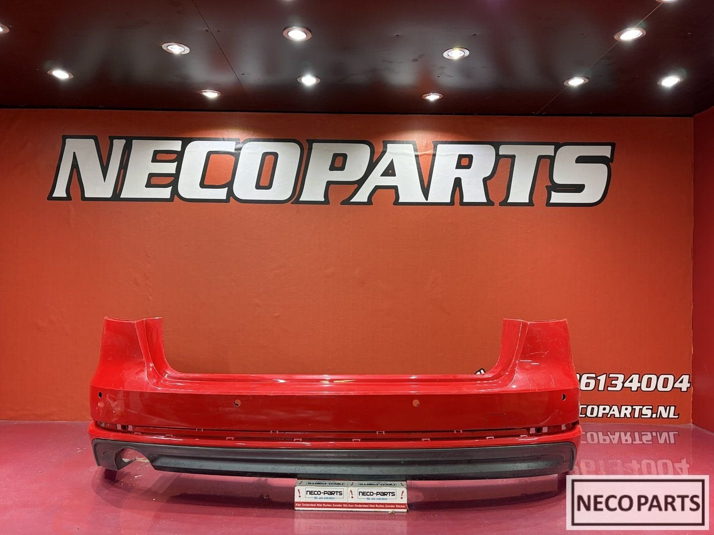 AUDI A4 B9 S-LINE ACHTERBUMPER AVANT ORGINEEL BUMPER., Gebruikt, -, -, Achter