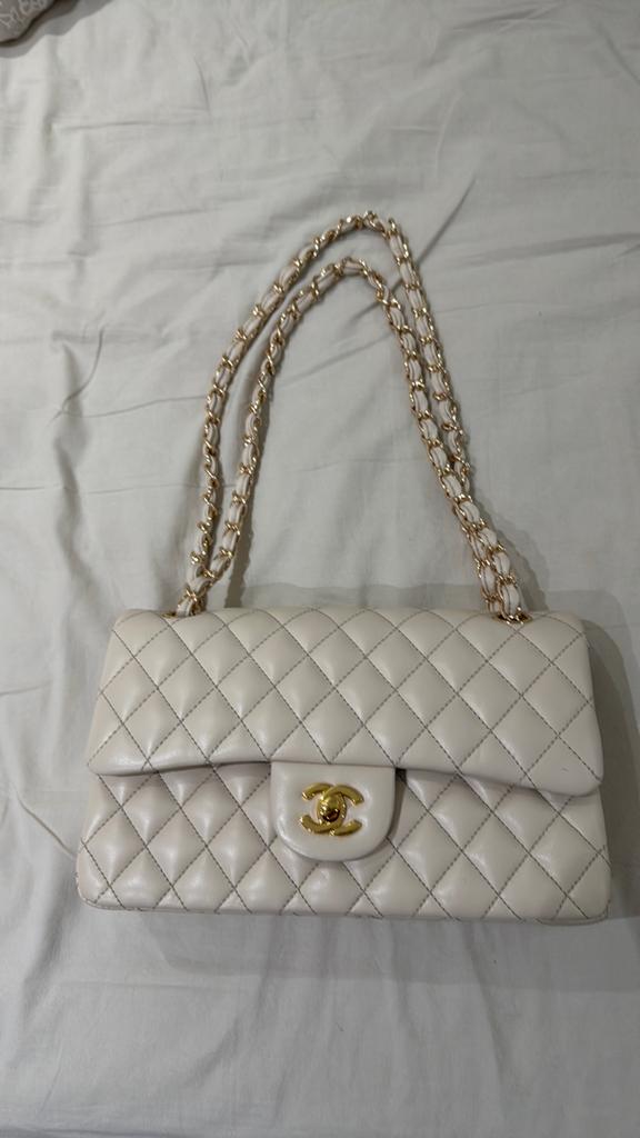 Beige schoudertas, Ophalen of Verzenden, Nieuw, Beige, Schoudertasje