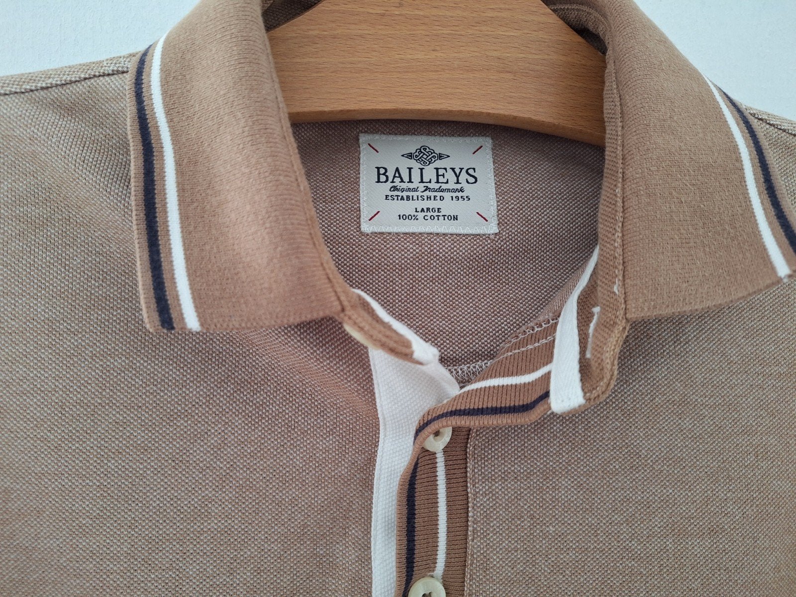 Zgan polo van BAILEYS, Maat 52/54 (L), Verzenden, Beige, Baileys