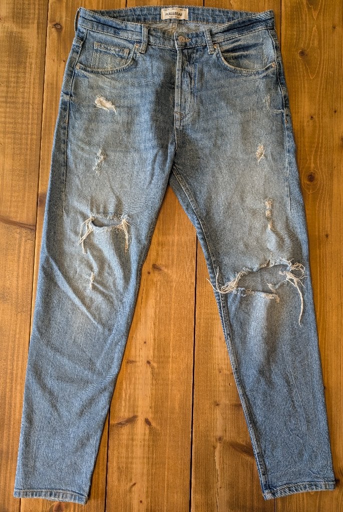 Pull & Bear jeans broek Maat Eur 40 USA 31, Ophalen of Verzenden, Zo goed als nieuw, Blauw, W32 (confectie 46) of kleiner