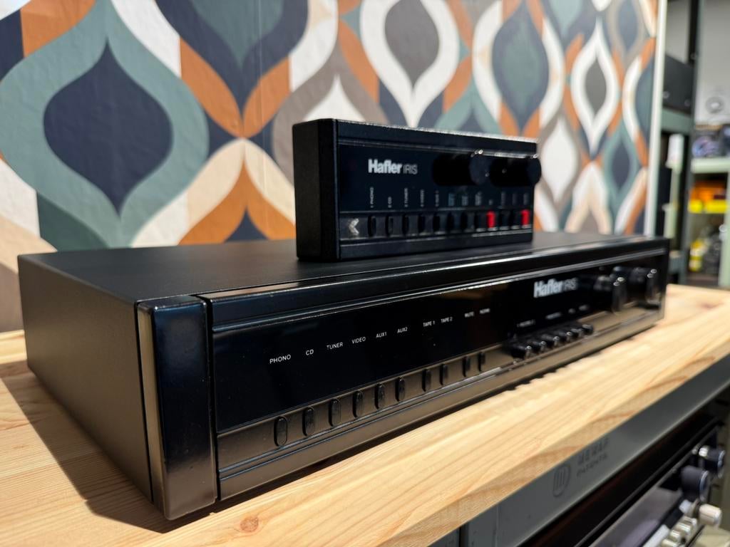 Hafler Iris voorversterker, uniek, gereviseerd, nieuwstaat, Contact@vintageaudiobreda.nl, Hafler, Zo goed als nieuw, Bosschendijk 193b, Oudenbosch