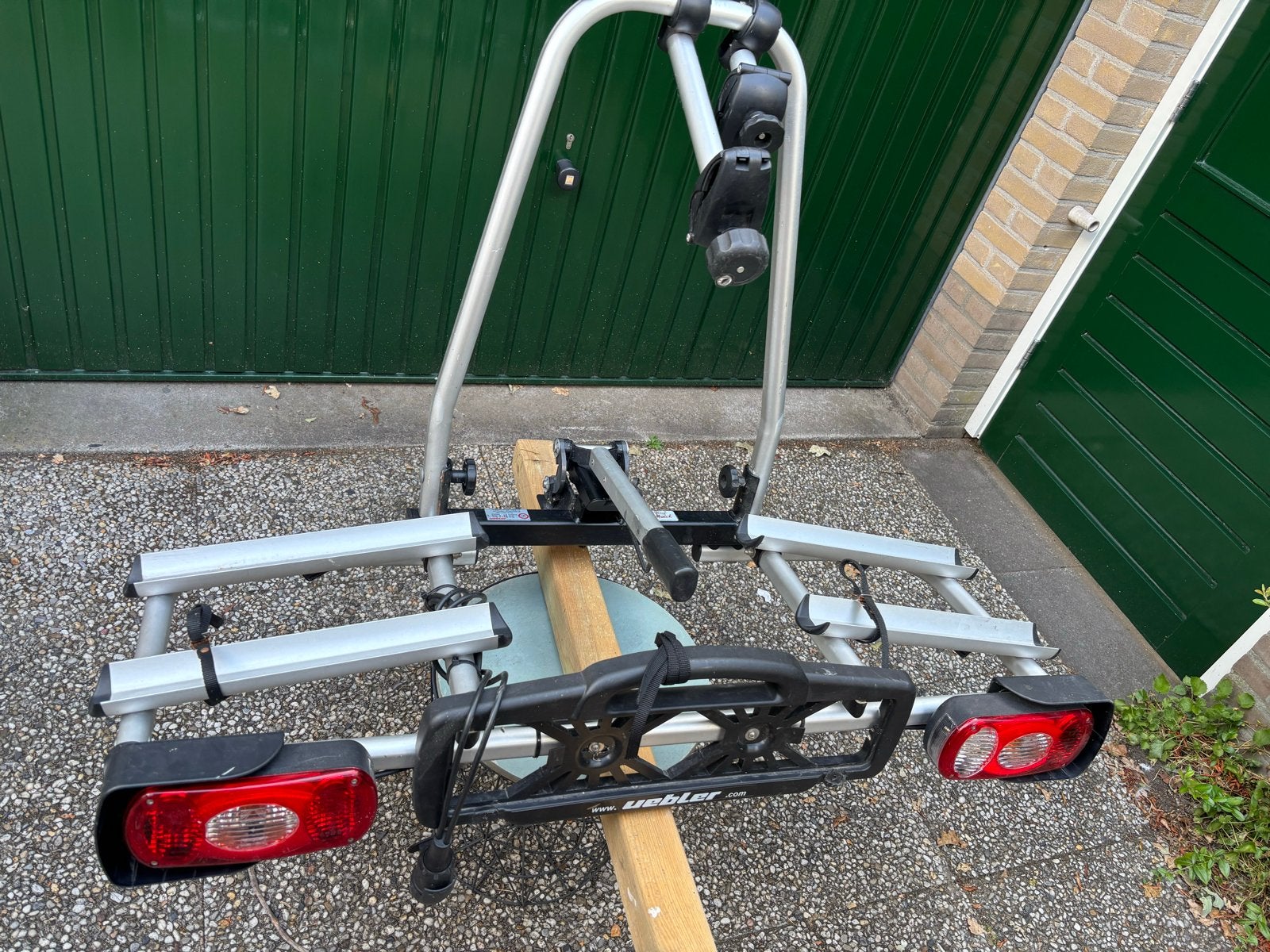 Uebler fietsendrager voor 2 fietsen - Trekhaakdrager, Auto diversen, Fietsendragers, Ophalen, 2 fietsen, Gebruikt, Trekhaakdrager