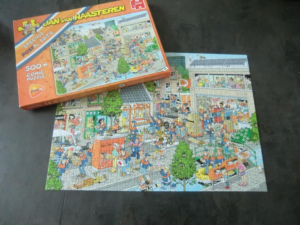 Jan van Haasteren: puzzel Post nl, Ophalen of Verzenden, 500 t/m 1500 stukjes, Gebruikt, Legpuzzel