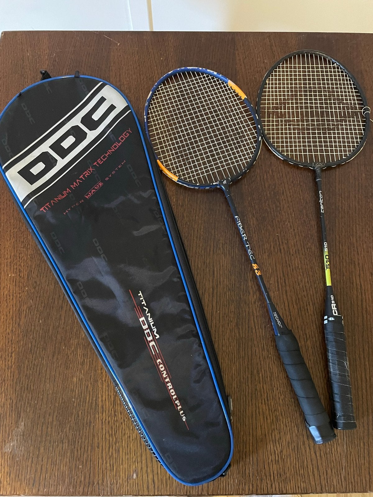 Twee badmintonrackets met tas - Ophalen in Alphen nb, Ophalen, Gebruikt, Racket(s)