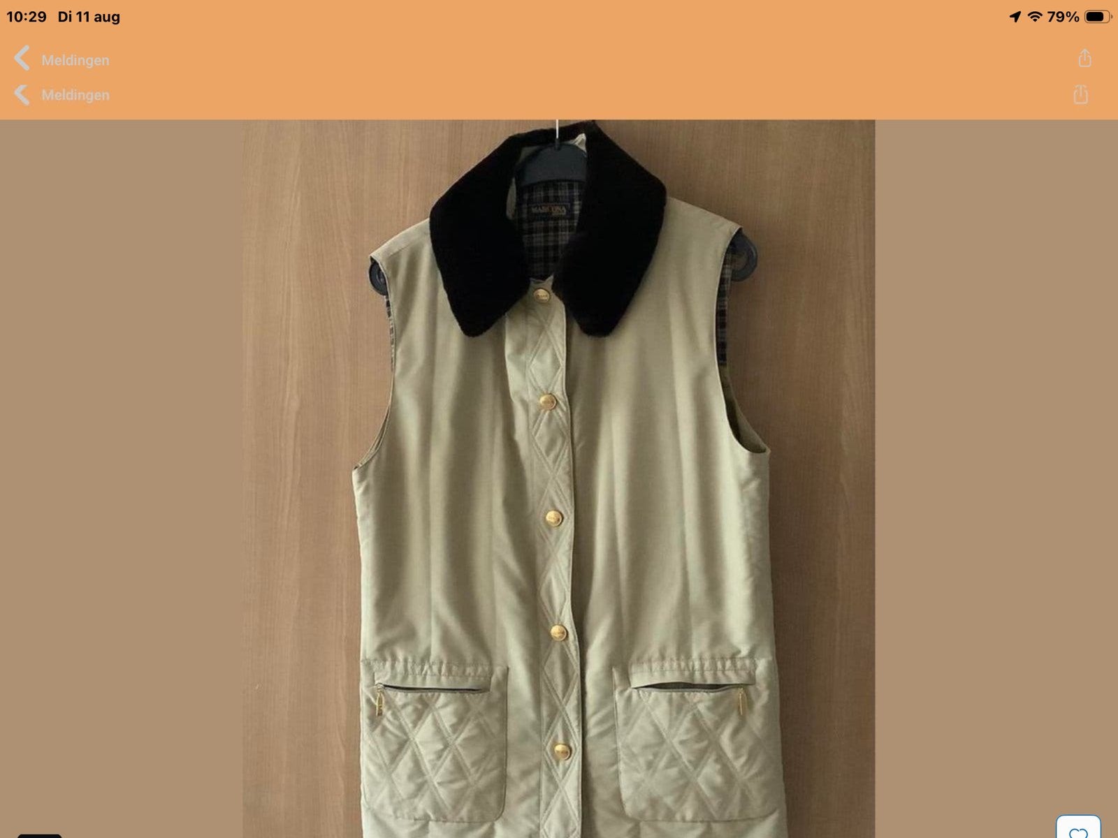 Bodywarmer Marcona mt 38, Ophalen of Verzenden, Gedragen, Maat 38/40 (M), Beige