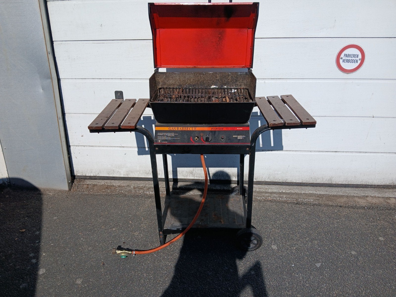 barbeque gas, Ophalen of Verzenden, Gebruikt