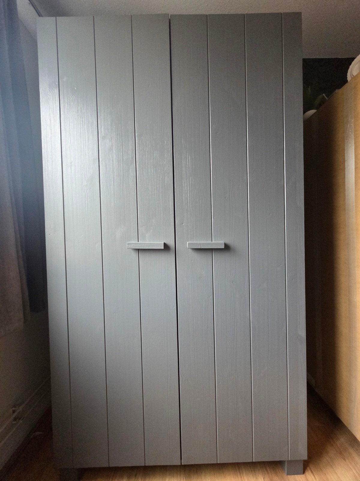 Woood Dennis kledingkast - Staalgrijs, Ophalen, Met deur(en), 100 tot 150 cm, Modern, Scandinavisch