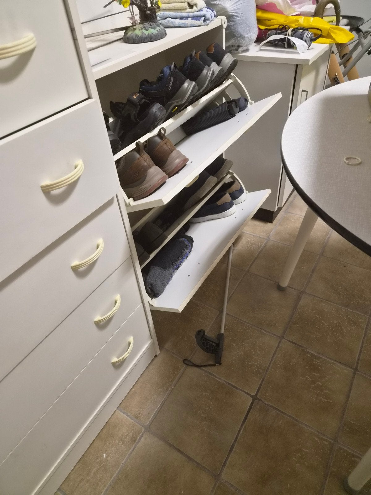 Schoenenkast voor 12 paar schoenen - 75x25x88 cm, Ophalen, Gebruikt, Modern
