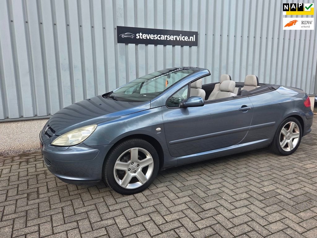 Peugeot 307 CC 2.0-16V 260dkm apk 07.2027 met beetje werk, Voorwielaandrijving, Gebruikt, 4 cilinders, Cabriolet