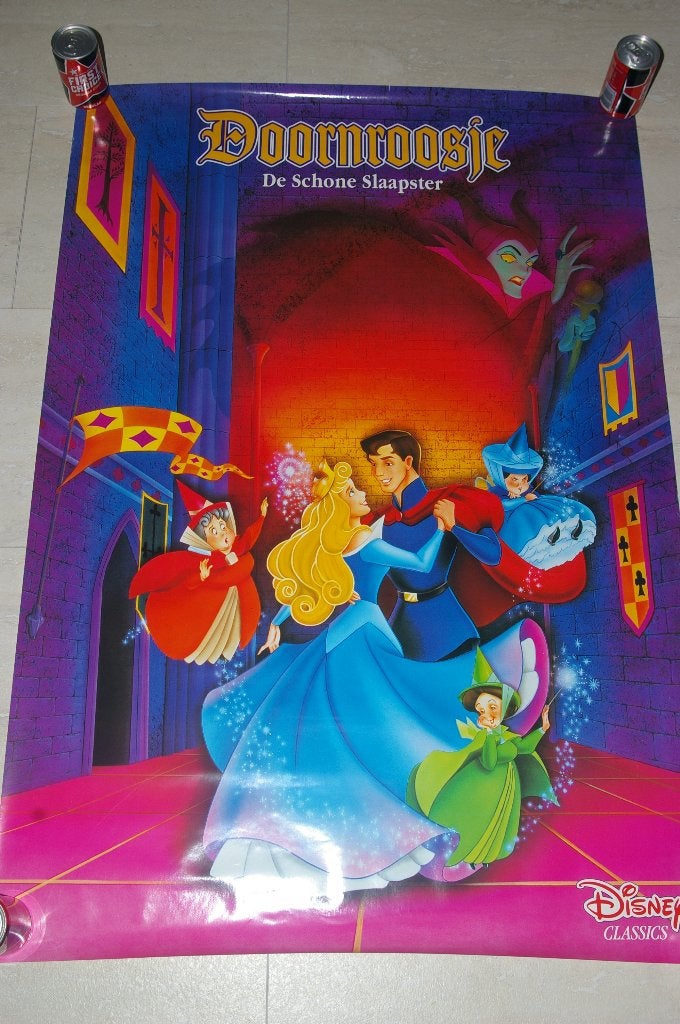 Poster Doornroosje Disney classics, Ophalen of Verzenden, Sneeuwwitje of Doornroosje, Nieuw, Plaatje of Poster