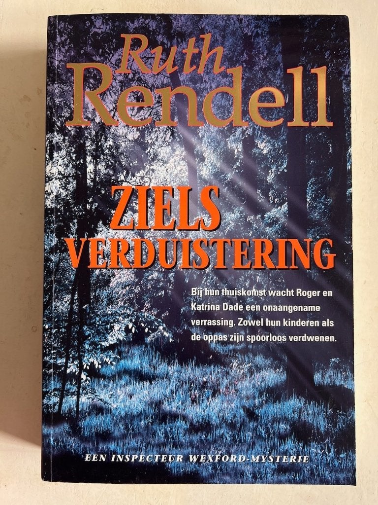Ruth Rendell: Zielsverduistering, Boeken, Thrillers, Gelezen, Europa overig, Ophalen of Verzenden