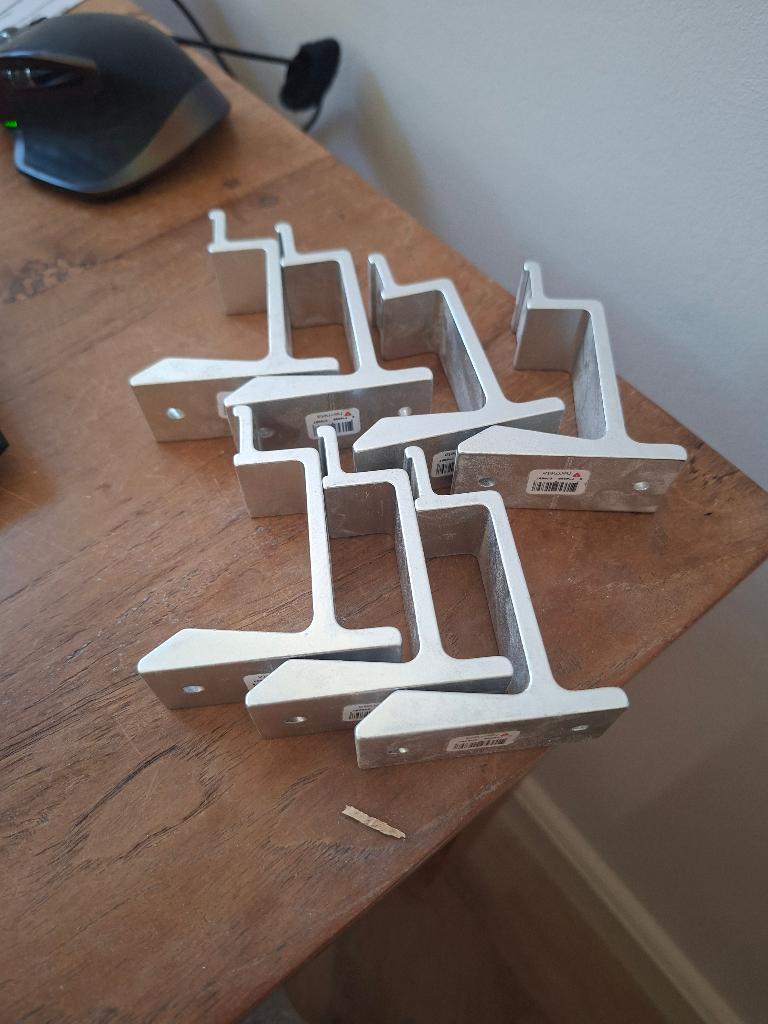 7 aluminium Trapleuninghouders, Ophalen of Verzenden, Nieuw, Overige materialen, Overige typen