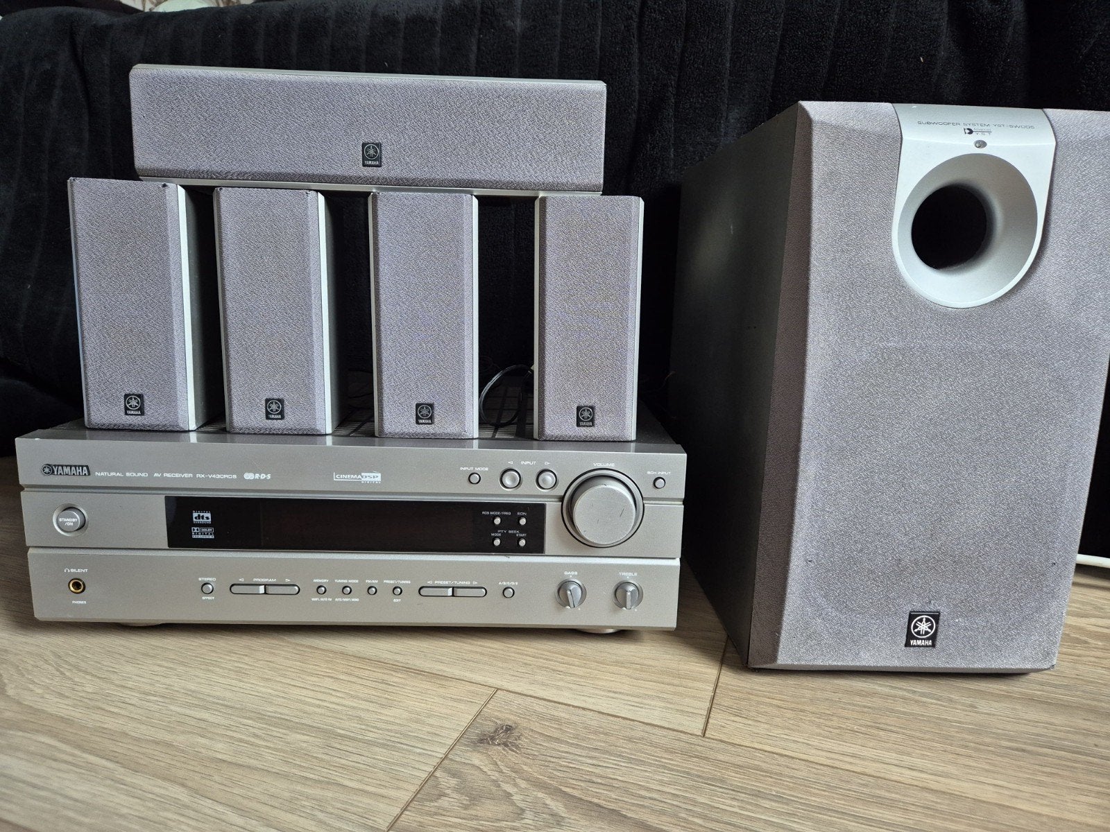 Yamaha Home Cinema Set - Receiver, Subwoofer en Speakers, Ophalen, Gebruikt, 5.1-systeem, Overige merken