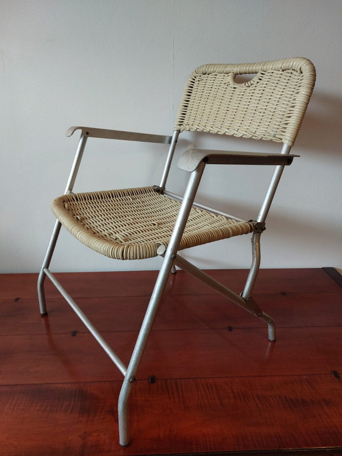Hilbrant Tossa klapstoel Vintage Mid-Century Italië, Tuin en Terras, Ophalen