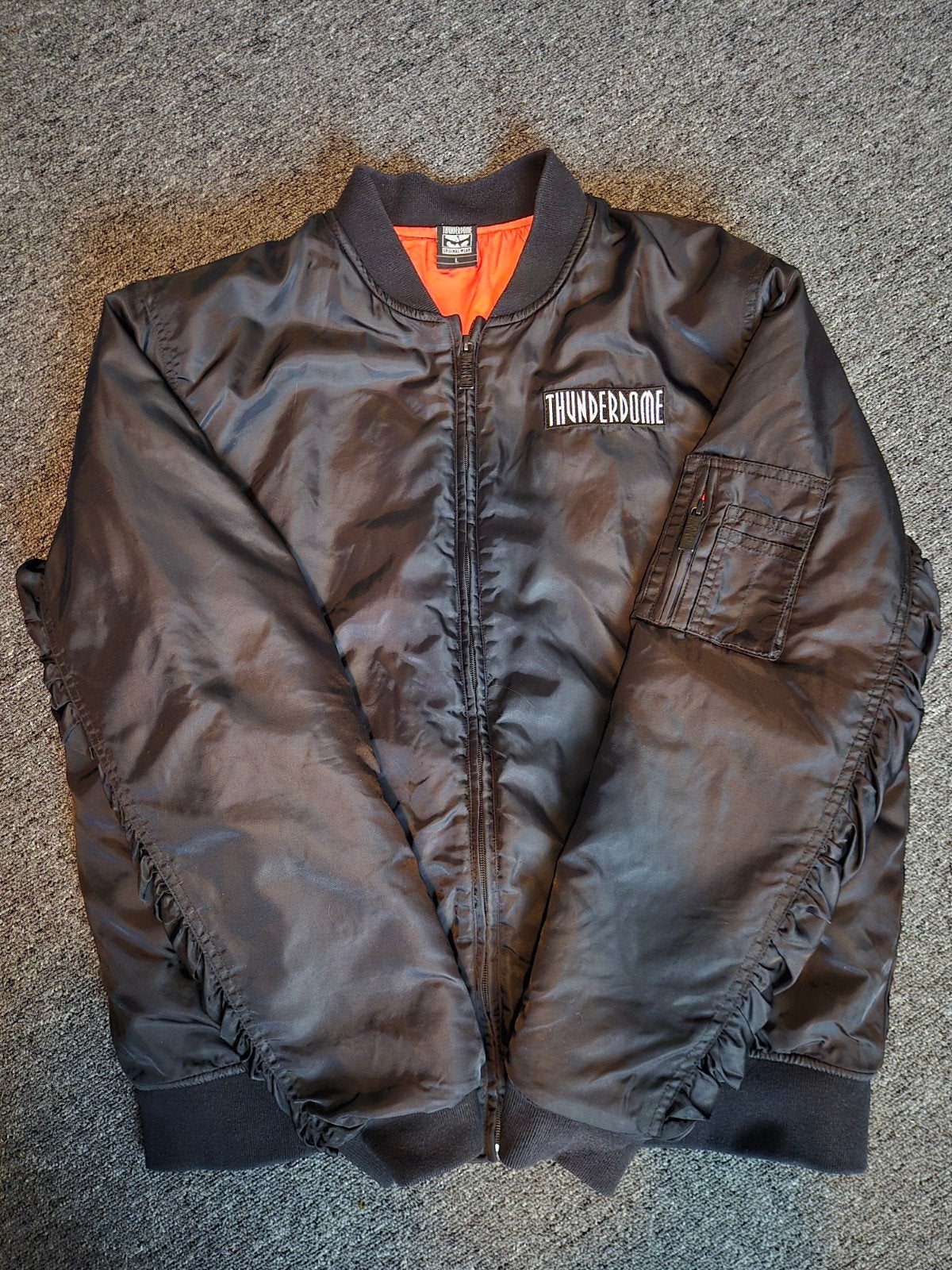 Thunderdome Original Bomberjack - Z.G.A.N!!, Ophalen, Zo goed als nieuw, Zwart, Thunderdome