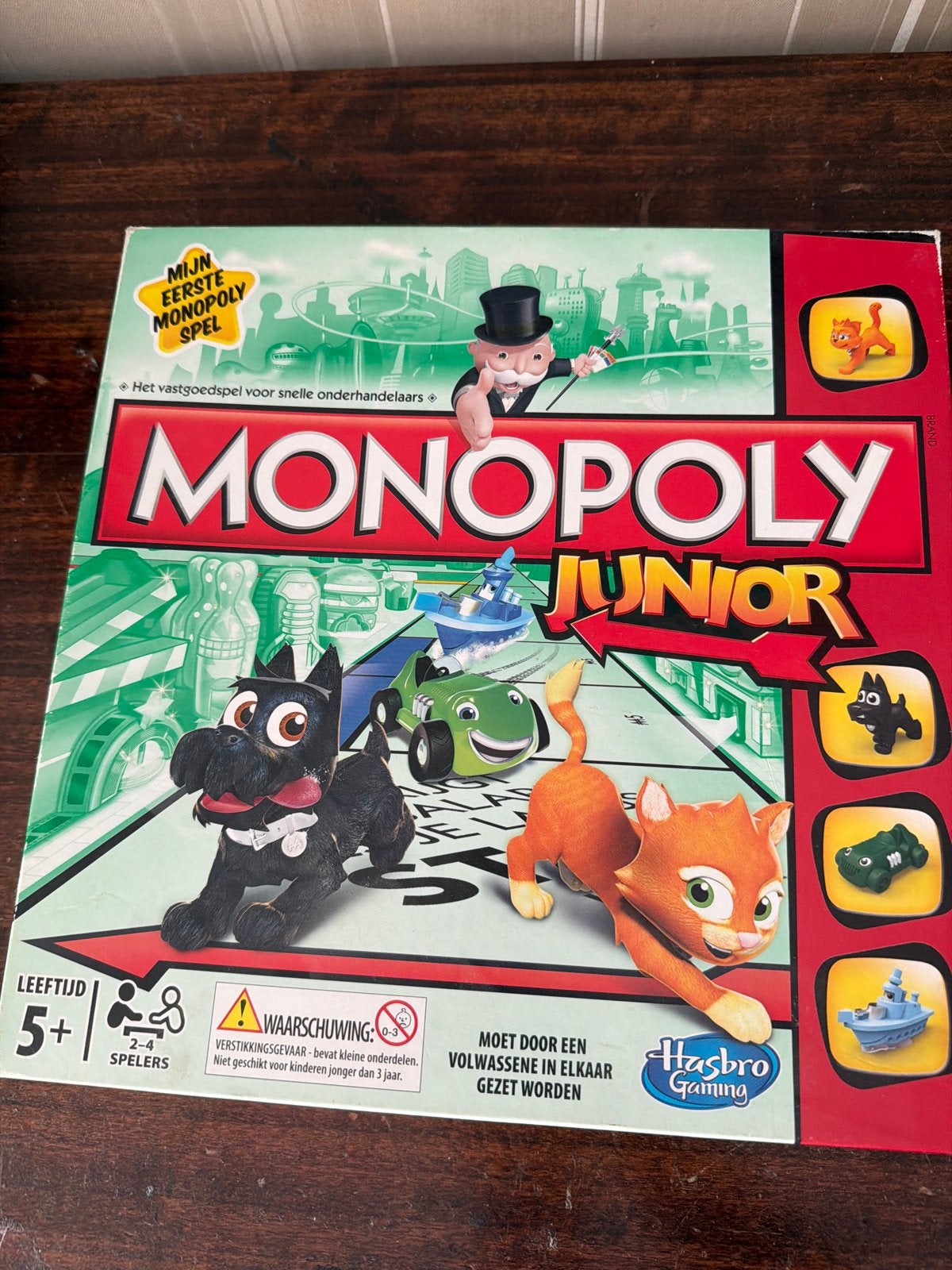Monopoly Junior - Mijn Eerste Monopoly Spel, Hobby en Vrije tijd, Gezelschapsspellen | Bordspellen, Drie of vier spelers, Ophalen of Verzenden