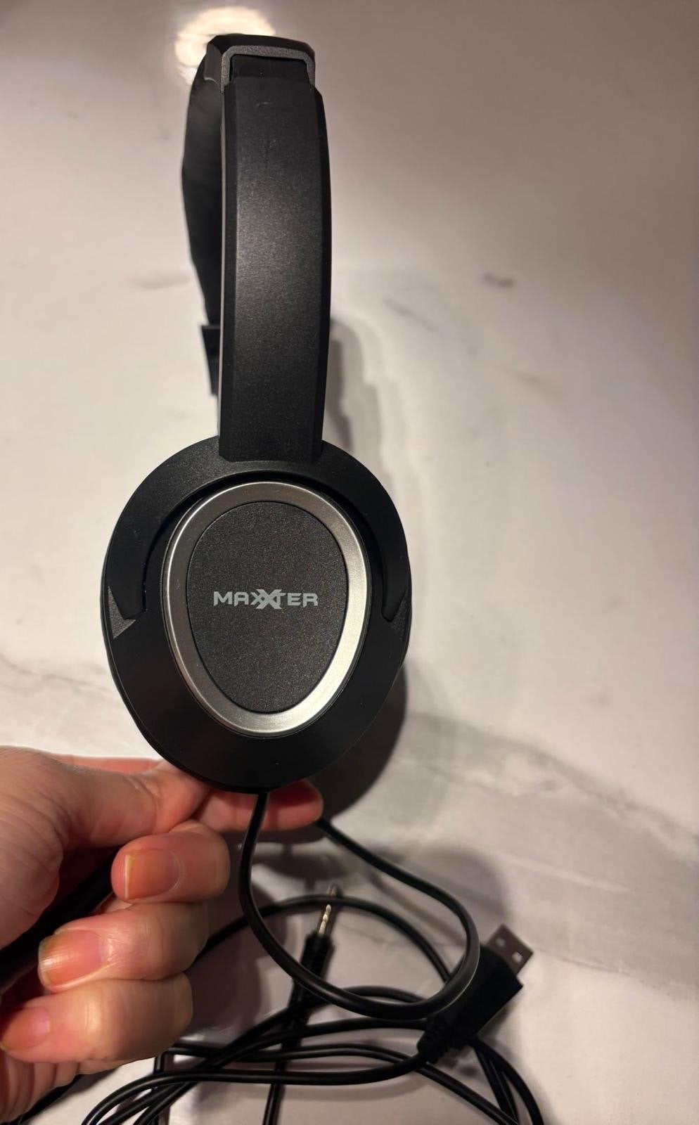 Maxxter Over-ear Koptelefoon met Microfoon, Overige merken, Ophalen of Verzenden, Zo goed als nieuw, Over-ear