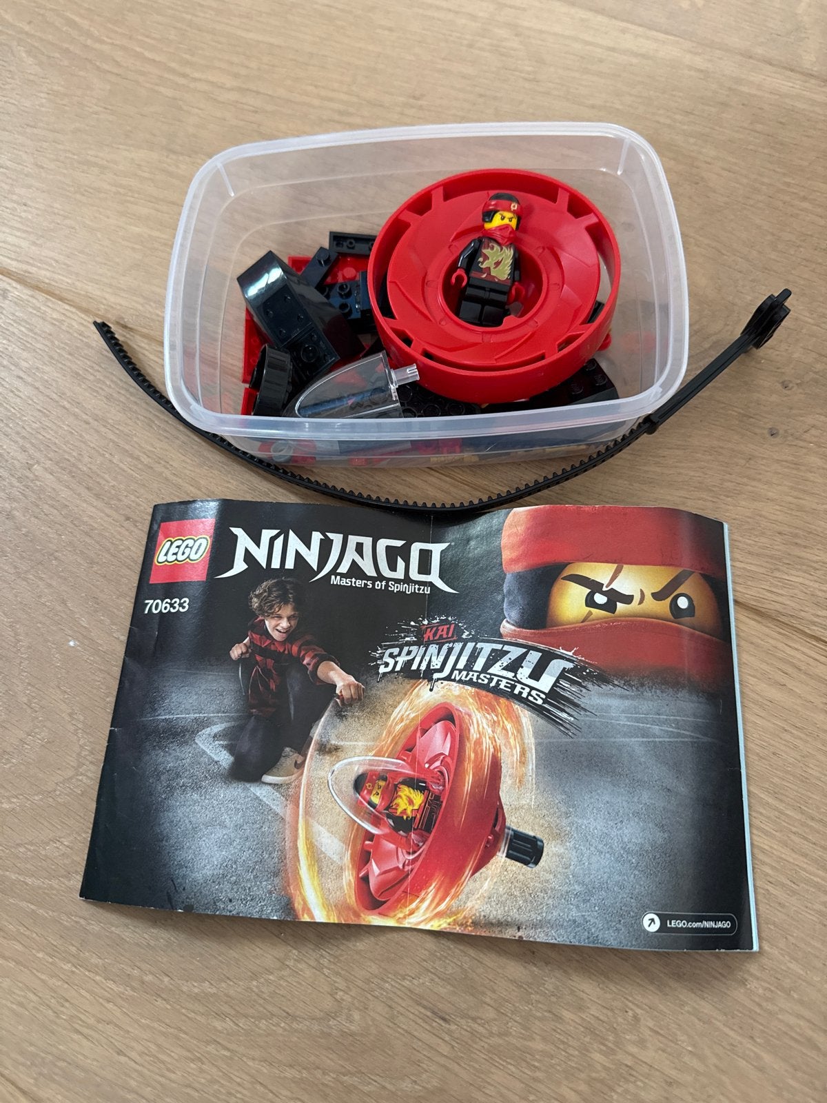 Lego Ninjago 70633 Kai - Spinjitzu Meester (compleet), Gebruikt, Lego, Ophalen of Verzenden, Compleet