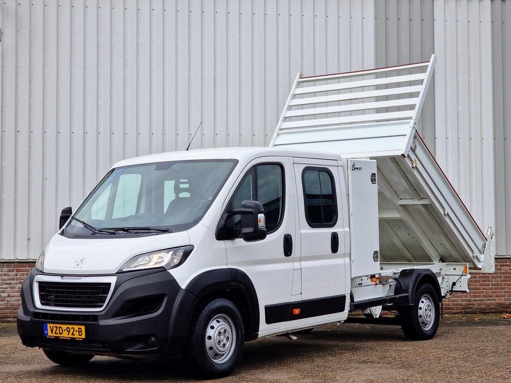 Peugeot Boxer 2.2 BlueHDi 140pk Kipper*Pick-up*DC*Dubbel Cab, Auto's, Peugeot, Voorwielaandrijving, Euro 6, 4 cilinders, Met garantie (alle)
