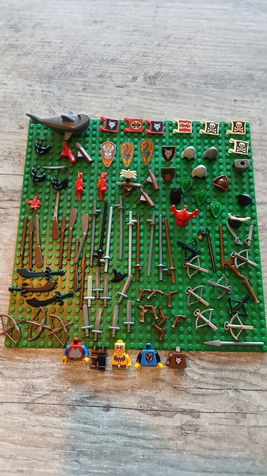 Lego Ridder, Soldaat & Piraat Onderdelen + Minifiguren, Lego, Ophalen of Verzenden, Zo goed als nieuw, Inclusief minifiguren