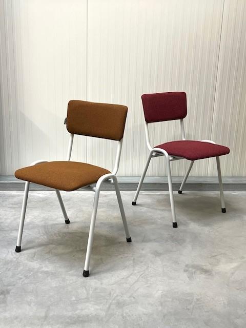 Retro eettafelstoelen nieuw projectstoelen roze prijs p/stuk, Overige kleuren, ., Vintage, Nieuw
