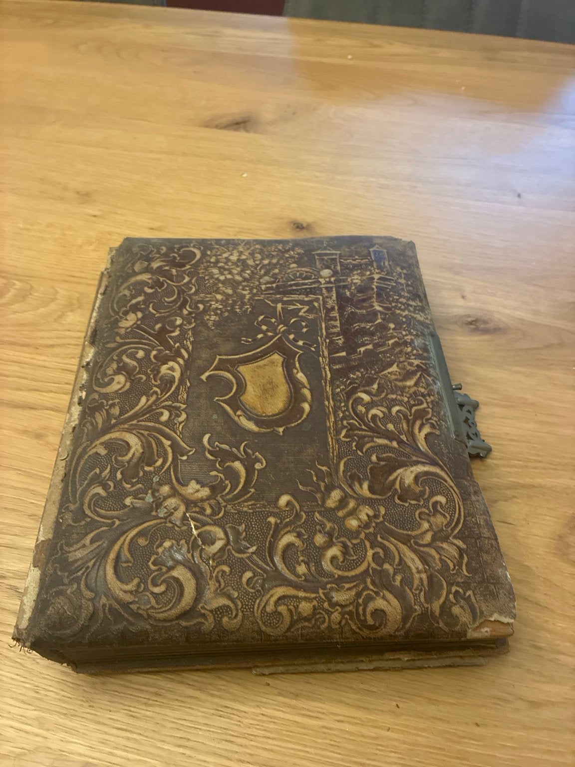 Antiek Fotoalbum ca. 1900 Leeg 27x21 cm, Verzenden