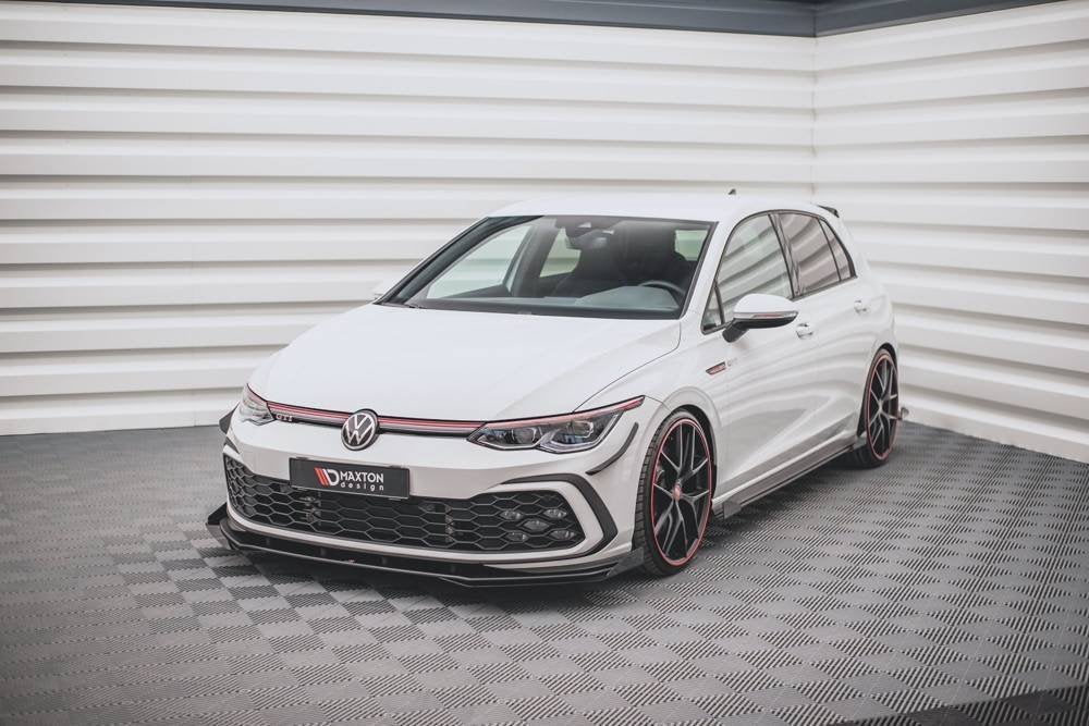 Race Voorlip sideskirt diffuser canards - Golf 8 GTI