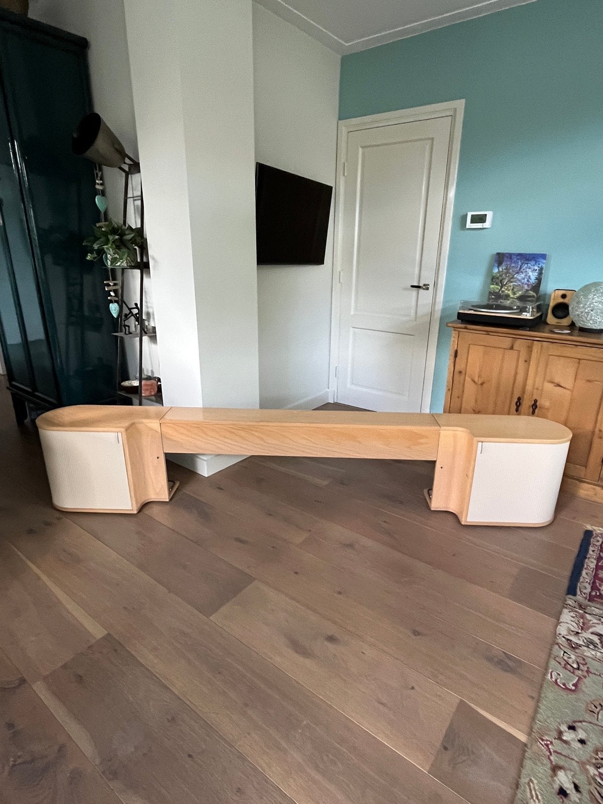 Auping bed nachtkastjes - Set van 2, Ophalen, Gebruikt, Minder dan 45 cm, Minder dan 55 cm
