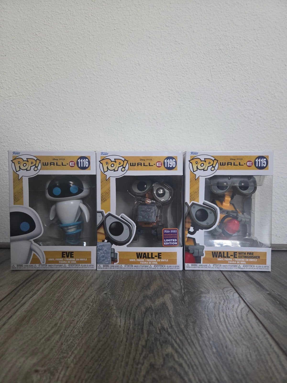 Funko pixar/disney Wall-E & Eve, Ophalen of Verzenden, Nieuw