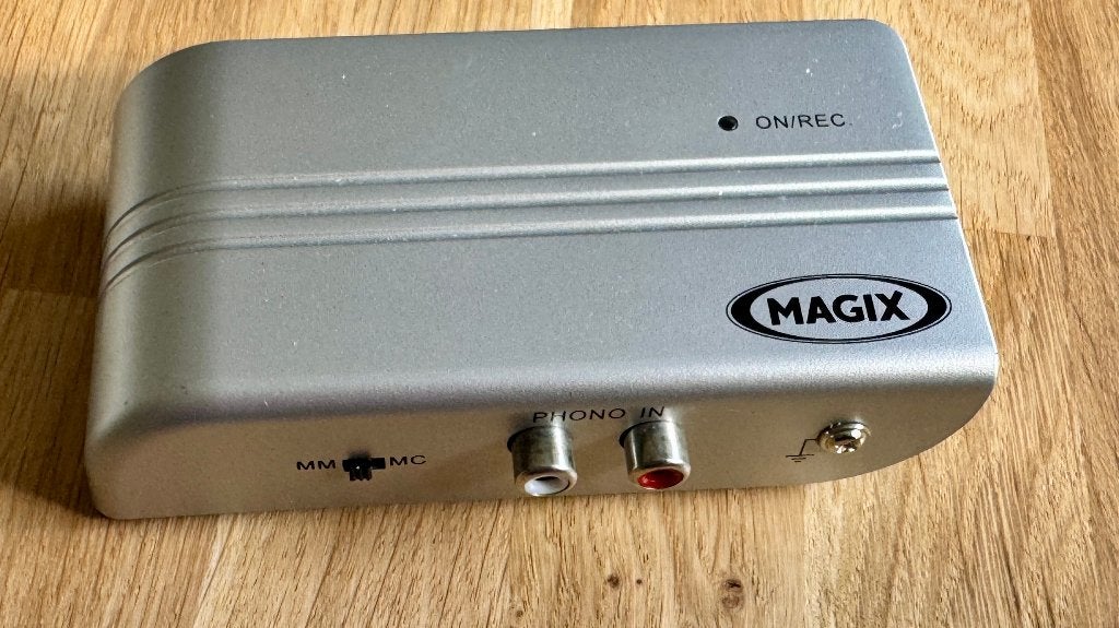 USB-Stereo-Voorversterker-voor digitaliseren LP's, Overige merken, Ophalen of Verzenden, Zo goed als nieuw, USB-aansluiting