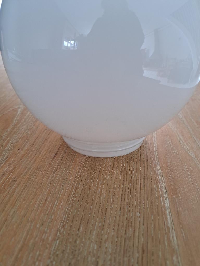 Witte bol lampenkap - Klassiek en tijdloos design, Ophalen, Minder dan 30 watt, Overige typen, Overige fittingen