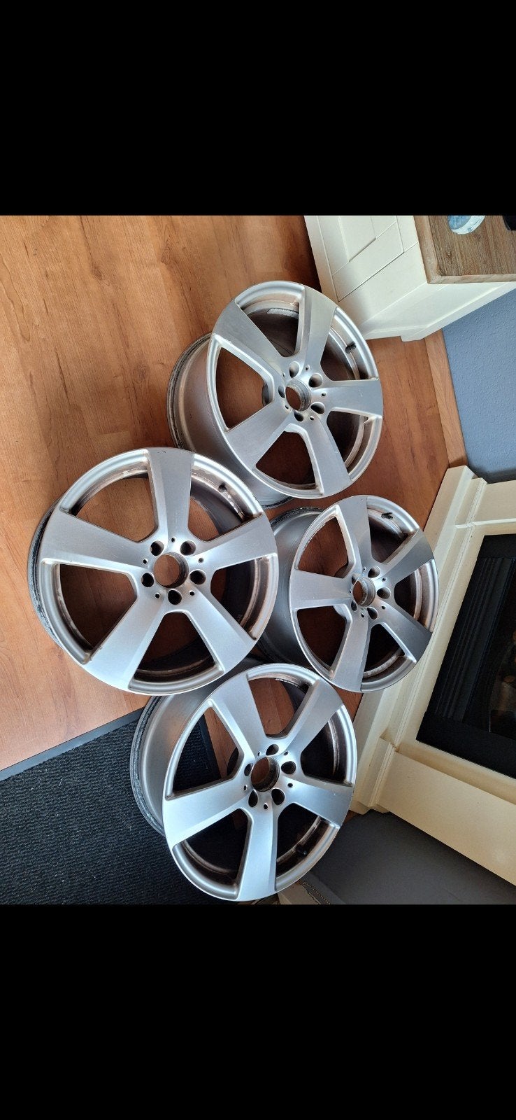 Mercedes E klasse w212 bteedset velgen 18 inch, Auto diversen, Wieldoppen, Ophalen, Gebruikt