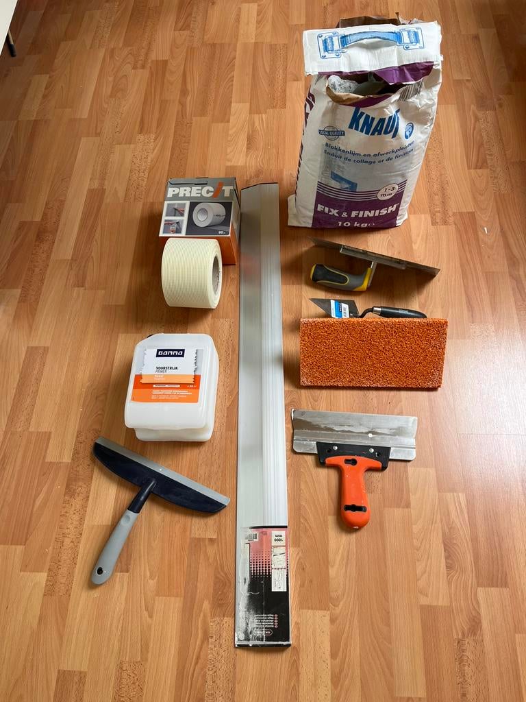 Stuc gereedschap, Ophalen, Gebruikt