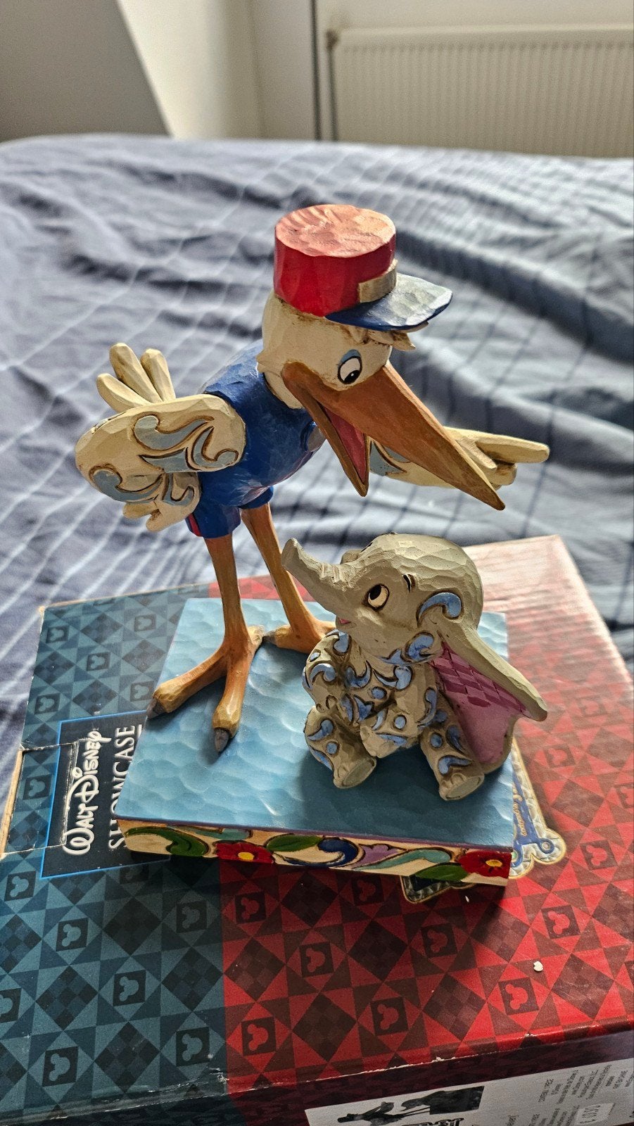 Disney Showcase Dumbo "Special Delivery" beeldje, Ophalen of Verzenden, Bambi of Dumbo, Zo goed als nieuw, Beeldje of Figuurtje