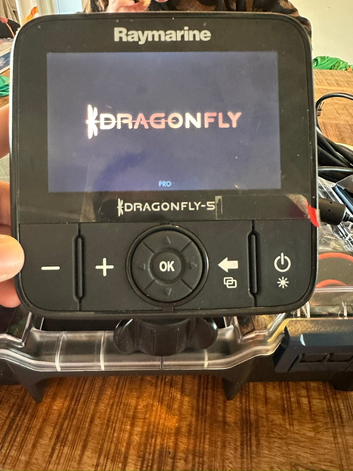 Raymarine dragonfly 5 pro, Ophalen of Verzenden, Zo goed als nieuw, Kaartplotter of Fish Finder